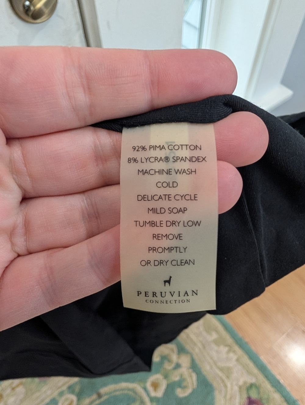 Peruvian Connection Pima Cotton Midi Dress - Picture 3 of 3